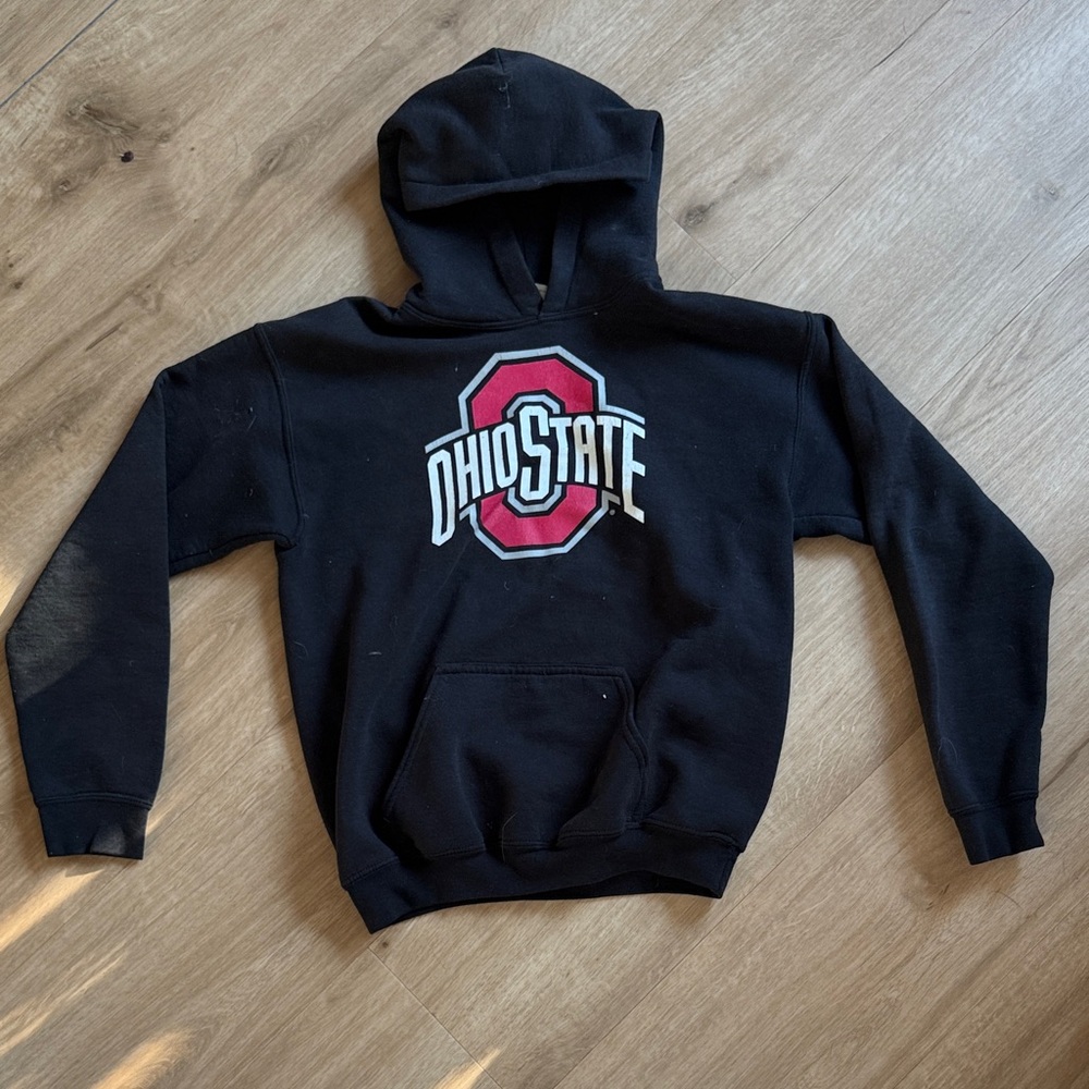 Gildan Black Ohio State Kids Hoodie